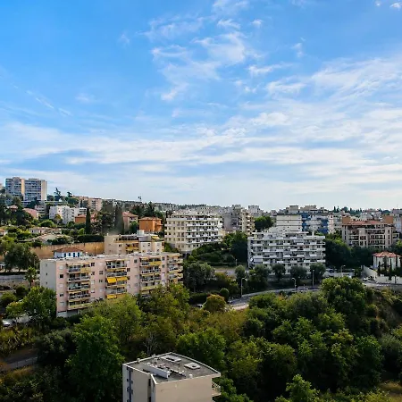 New 2-room Air-conditioned In The Clouds * Nizza